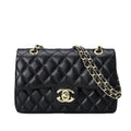 Chanel ___ ______________ ________ in Black Lambskin