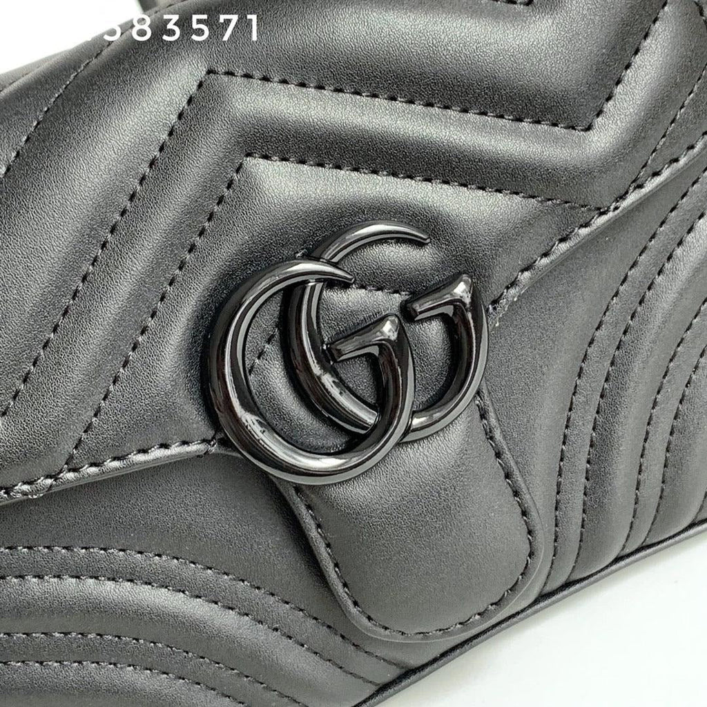 Gucci Marmont Mini Top Handle Bag  8__ X 6__ X 3__