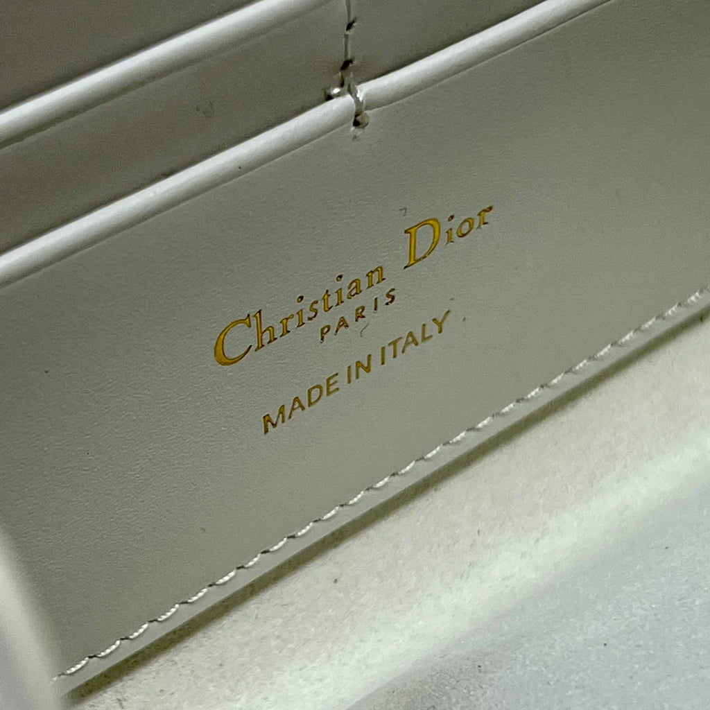 Dior Bobby Wallet on Chain East West White - 21.5_12_4cm