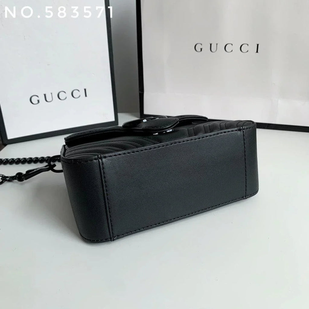 Gucci Marmont Mini Top Handle Bag  8__ X 6__ X 3__