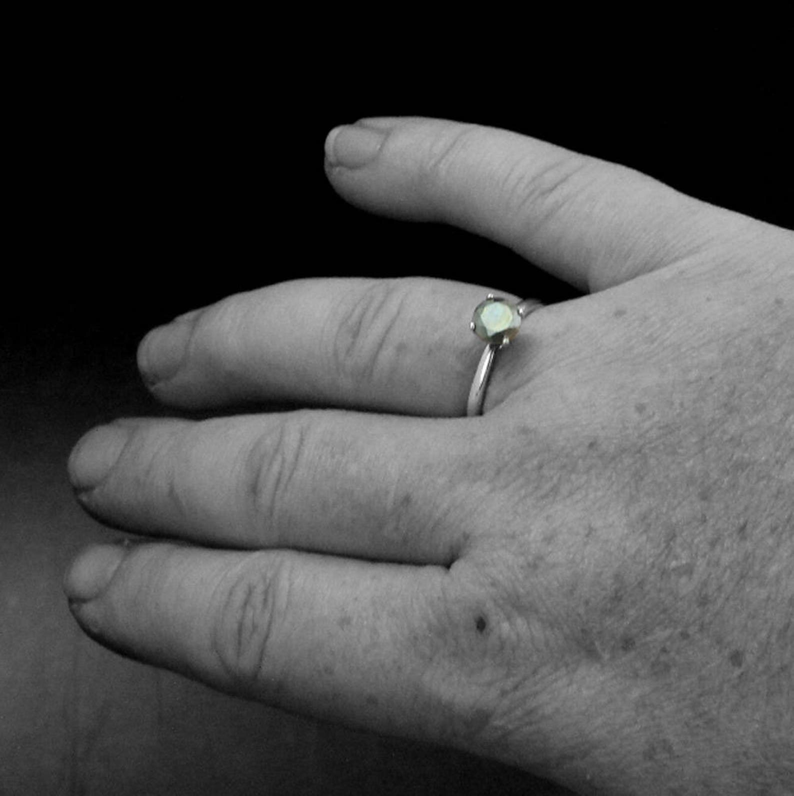 Pyrite Ring~Alternative Engagement Ring~Fools Gold and Silver~Alternative Diamond Ring~Promise Ring~Unique Engagement~Pyrite Engagement Ring