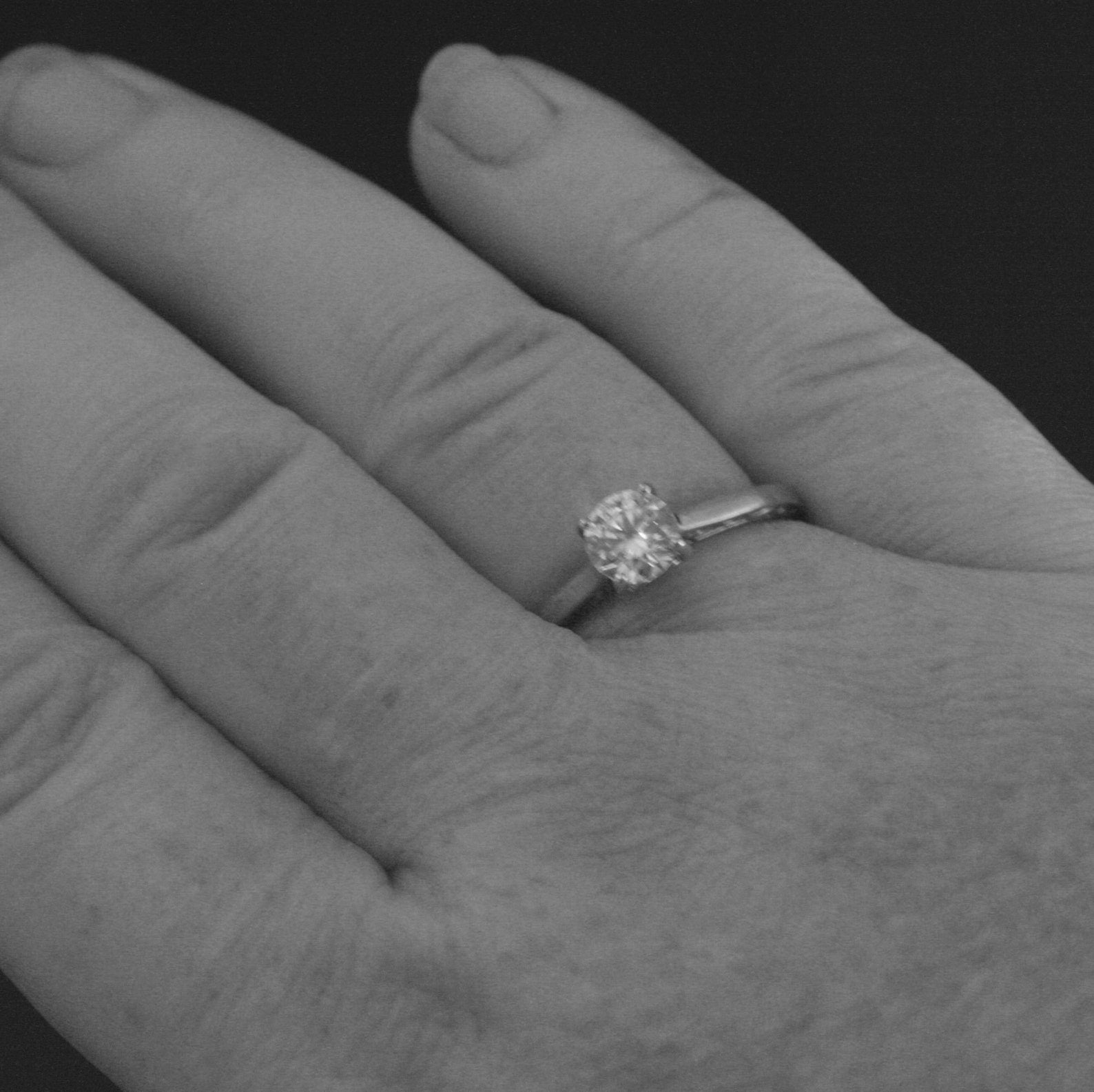 Hidden Flourish Solitaire Silver Engagement Ring Swirl Design Cathedral Heart Setting Silver Cathedral Solitaire White Topaz Ring