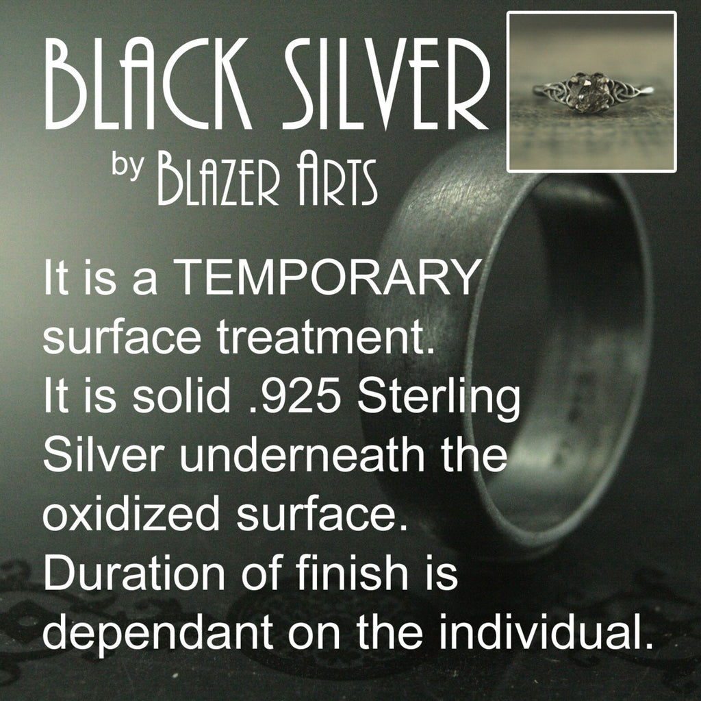 Black Tourmalinated Quartz Ring Black Rutilated Quartz 8x10 Oval Black Wicked Fairy Black Silver Gothic Ring Alternative Engagement Ring