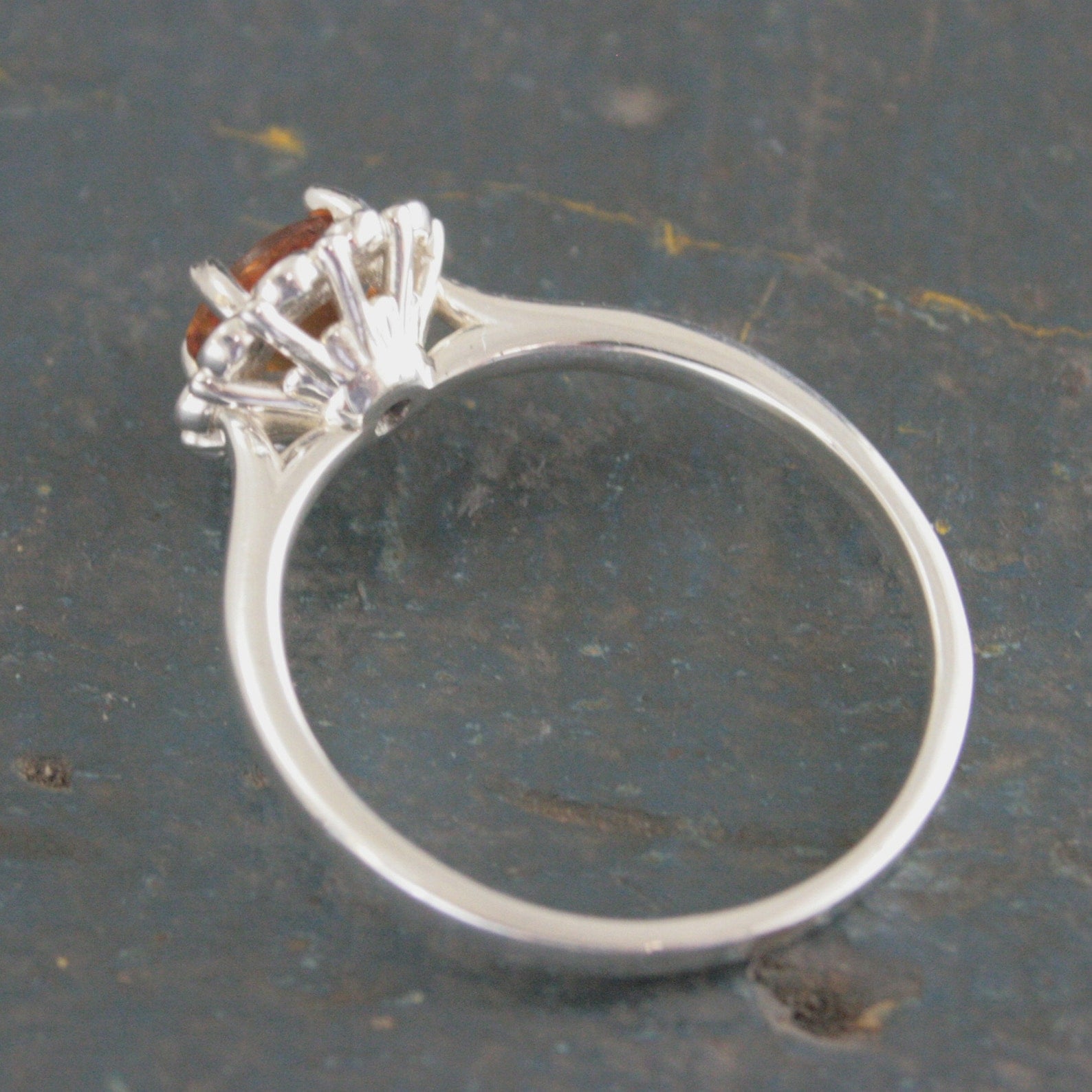 Solar Ring Citrine Ring November Birthstone Ring Sunburst Halo Ring Citrine Solitaire Swirling Halo Ring Dark Souls Solaire Ring Gamer