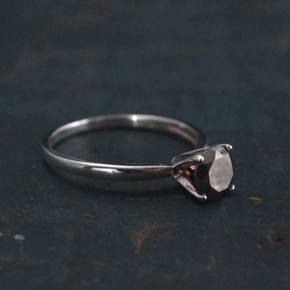 Pyrite Ring~Alternative Engagement Ring~Fools Gold and Silver~Alternative Diamond Ring~Promise Ring~Unique Engagement~Pyrite Engagement Ring