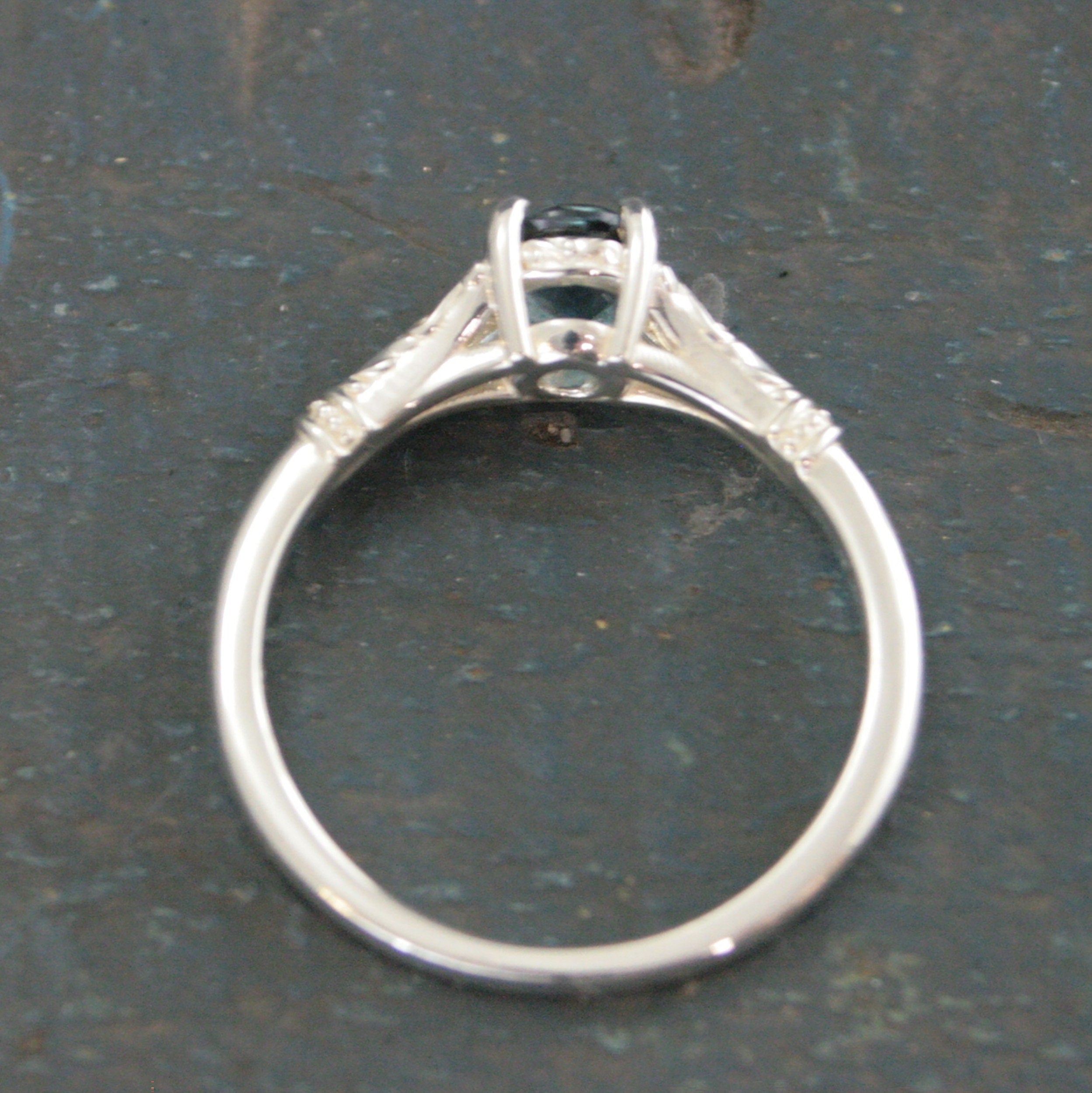 Elsa Birthstone Ring 5mm Stone of Choice Birthstone Jewelry Solid Sterling Silver Gift for Her Sweet Sixteen Ring Promise Ring Blazer Arts